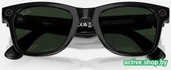 Умные очки Ray-Ban Meta Wayfarer Gen 2 RW4012 (large, черный глянцевый/прозрачный/графитовый зеленый) - фото6