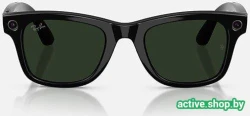 Умные очки Ray-Ban Meta Wayfarer Gen 2 RW4012 (large, черный глянцевый/прозрачный/графитовый зеленый) - фото7