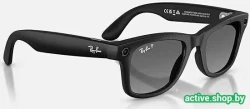 Умные очки Ray-Ban Meta Wayfarer Gen 2 RW4012 (large, черный матовый/графитовый) - фото6