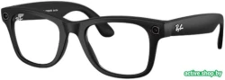 Умные очки Ray-Ban Meta Wayfarer Gen 2 RW4012 (large, черный матовый/прозрачный) - фото