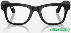 Умные очки Ray-Ban Meta Wayfarer Gen 2 RW4012 (large, черный матовый/прозрачный) - фото2