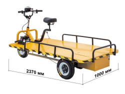 Платформенная тележка электрическая RuTrike ТАКСА ВАЙД - фото7