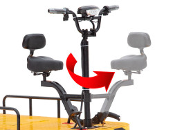 Платформенная тележка электрическая RuTrike СКЛАД 2000 - фото2