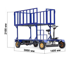 Платформенная тележка электрическая RuTrike ПАЛИСАД ЯРУС - фото6