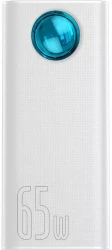 Портативное зарядное устройство Baseus Amblight Digital Display Fast Charge 30000mAh (белый) - фото