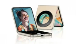 Смартфон Nubia Flip 12GB/512GB международная версия (золотистый) - фото6