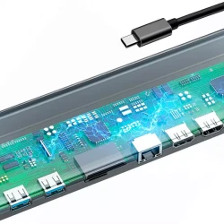 Док-станция Baseus Enjoyment Series 11-in-1 Type-C CATSX-G0G - фото3
