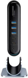 Док-станция Baseus Working Station Three-Screen Multifunctional Type-C CAHUB-DG0G - фото3