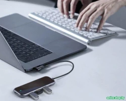Док-станция Baseus Multi-functional HUB Type-C CAHUB-BZ0G - фото2