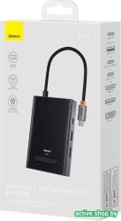 Док-станция Baseus Focus Series 8 Port Four-Screen Type-C Hub Adapter WKYY030413 - фото3