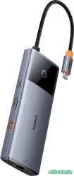 Док-станция Baseus Metal Gleam Series II 6-in-1 USB Hub B00061802813-00 - фото5
