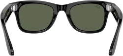 Умные очки Ray-Ban Meta Wayfarer RW4006 (черный матовый/зеленый, прозрачный) - фото3