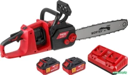 Аккумуляторная пила Wortex CEC 3536-2 ALL1 XLT Set 2333076 (с 2-мя АКБ) - фото
