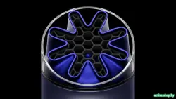 Безлопастной вентилятор Dyson HushJet Mini Cool (чернила/кобальт) - фото4