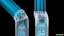 Безлопастной вентилятор Dyson HushJet Mini Cool (карнелиан/небо) - фото5