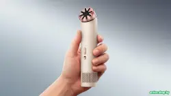 Безлопастной вентилятор Dyson HushJet Mini Cool (камень/румяна) - фото2