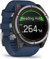 Умные часы Garmin Quatix 8 51 мм (титановый серый/синий) - фото3