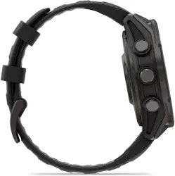 Умные часы Garmin Fenix 8 Pro 51мм (серый, черный силиконовый ремешок) - фото3