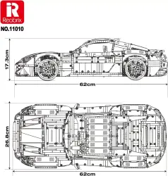Конструктор Reobrix Maserati GranTurismo 11010 - фото3