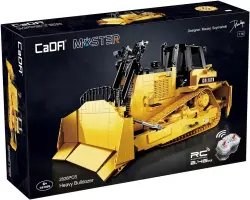 Радиоуправляемый конструктор CaDa Бульдозер Heavy Bulldozer C61056W - фото