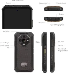 Смартфон Ulefone Armor X16 6GB/128GB (серый) - фото3