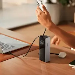 Портативное зарядное устройство EcoFlow Rapid 25000mAh (с кабелями 100 Вт, 170 Вт, черный) - фото2