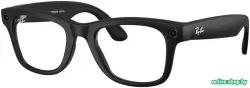 Умные очки Ray-Ban Meta Wayfarer Gen 2 RW4012 (черный матовый/прозрачный/серый) - фото2