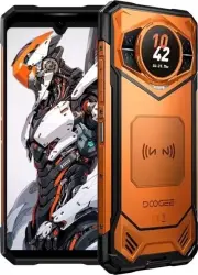 Смартфон Doogee S200E 8GB/256GB (черный/оранжевый) - фото