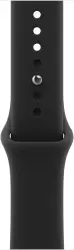 Умные часы Apple Watch Series 12 46 мм (алюминиевый корпус, черный/черный, спортивный силиконовый ремешок S/M) - фото3