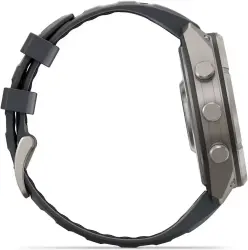 Умные часы Garmin Fenix 9 Pro 47 мм (титановый, черный силиконовый ремешок) - фото3