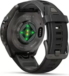 Умные часы Garmin Fenix 9 Pro 43 мм (темно-серый, черный силиконовый ремешок) - фото6