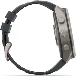 Умные часы Garmin Fenix 9 Pro 51 мм (титановый, черный силиконовый ремешок) - фото3